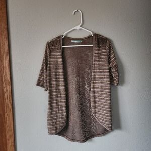 Maurices Short Sleeve Cardigan